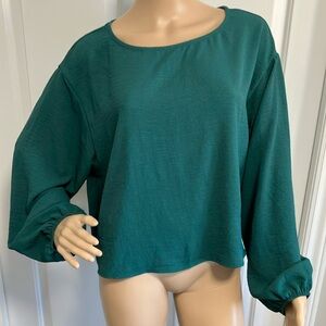 NWT Teal Women's Long Sleeve Top